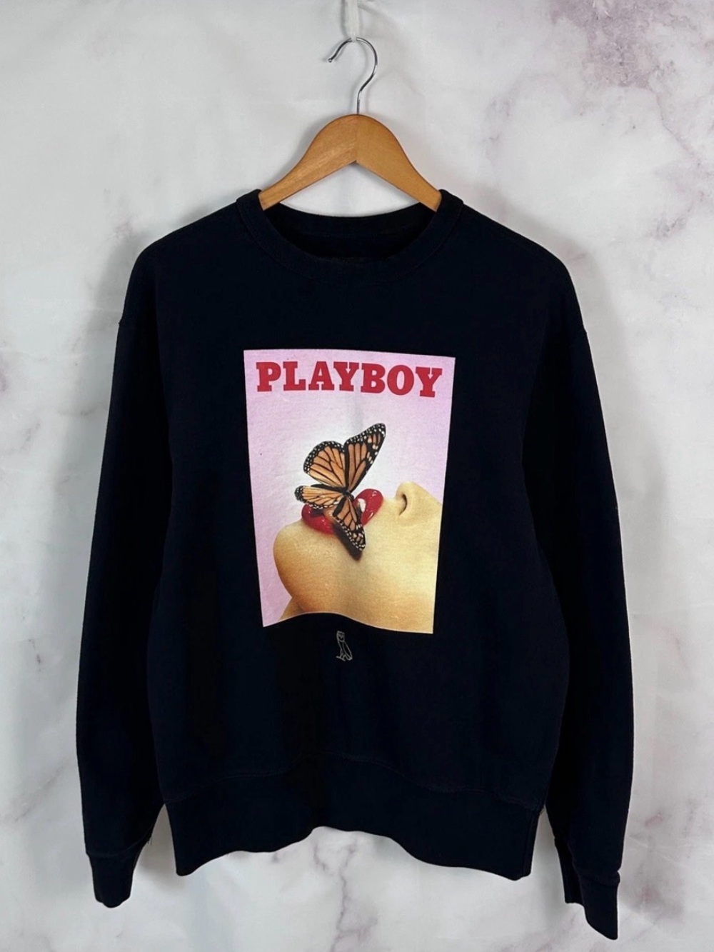 Playboy x OVO Butterfly Graphic Crewneck October’s Very Own Size M Drake Black